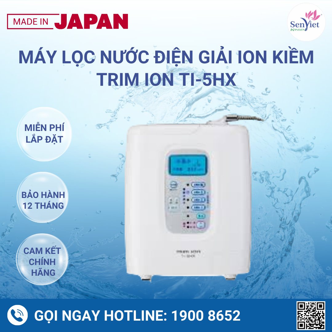 Máy Lọc Nước Điện Giải Ion Kiềm Trim Ion TI-5HX